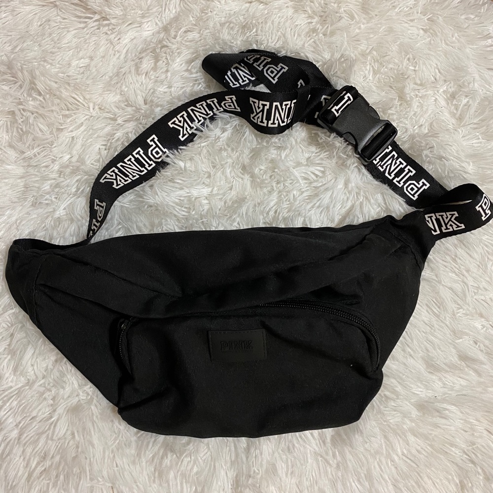 Pink Fanny Pack Black